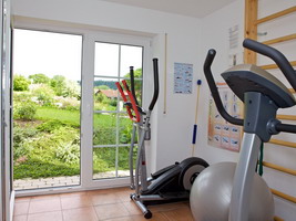 Der Fitnessraum von Ferienwohnung Linde